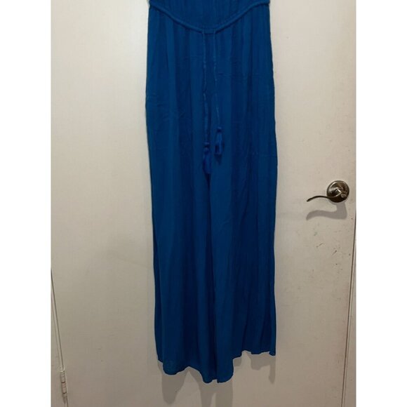 Elan Blue Strapless Jumpsuit  Women's Size Medium - Picture 4 of 10
